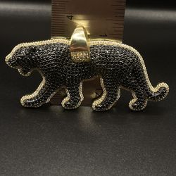 Ice Black Panther Pendant Brass