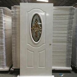 Large White Framed Double-Pane Windows