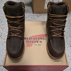 Men's Redwing Traction Tred Lite 6 Inch Waterproof Safety Work Boot Size 11.5