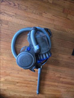 Dyson Vacuum Blue DC23 Bagless Canister Vacuum Cleaner Retractable Cord