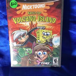 Nick toons Battle For Volcano Island for GameCube 