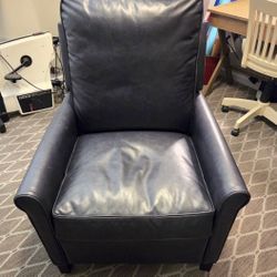 Pottery Barn Leather Manual Recliner