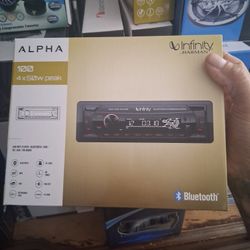 Alpha Infinity Bluetooth Car Stereo Brand New In The Box 