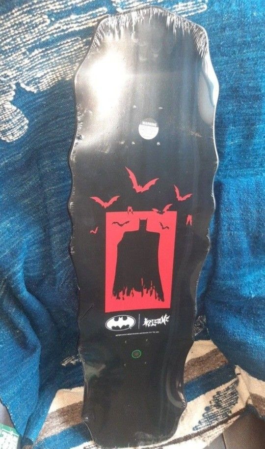 💥WELCOME SKATEBOARDS BATMAN BAT MONSTER DECK & WELCOME 🛹 GLAM DRAGON TWILL PANTS SIZE XL * COMBO 💥NEW $85 Combo..