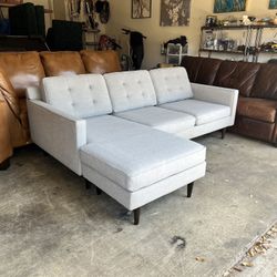 West Elm Drake sectional couch sofa
