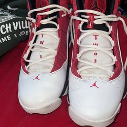 Jordan 6 Rings White Carmine