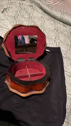 Old vintage jewelry box