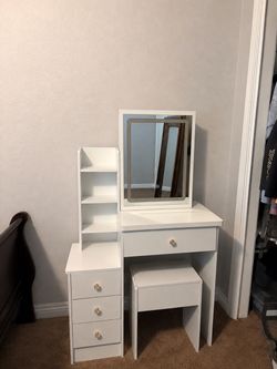 White Small Vanity