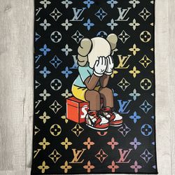 Kaws Louis Vuitton Rug 3ftx2ft Brand New 
