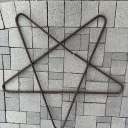 Rustic 46” Rebar Star- Christmas Outdoor Decor Etc