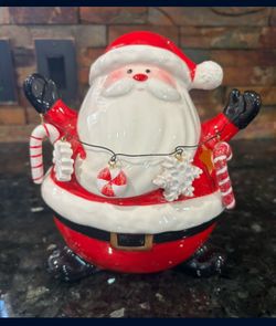 Santa Claus Christmas Candle Holder