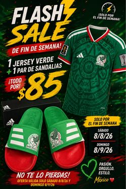 Flash sale jersey + sandals