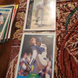 Chicago Cubs Greg Maddux Baseball Cards Lot 