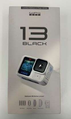 GoPro 13 Black ( Limited edition in polar white )