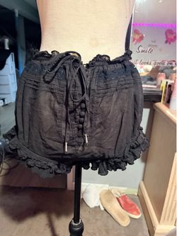 NWOT Free People Intimately in Bloom Ruffle Bloomer Shorties XS