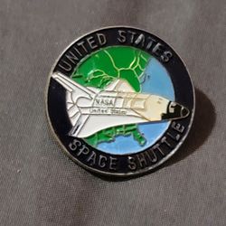 Vtg United States Space Shuttle NASA Lapel Pin