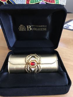 Lipstick and mirror case