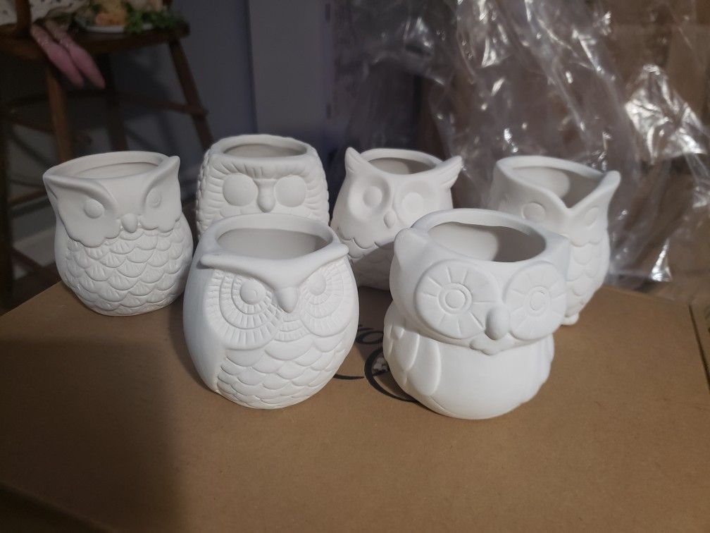 Owl planters