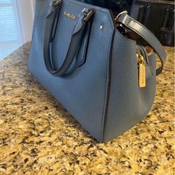 Michael Kors Blue Crossbody Purse Handbag 