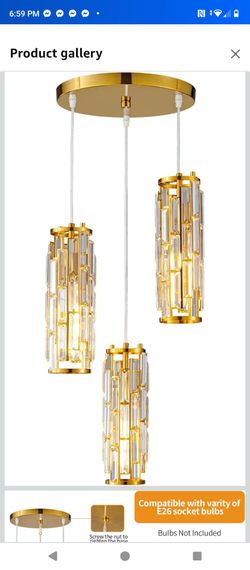 Lmqnine 3 pendent light