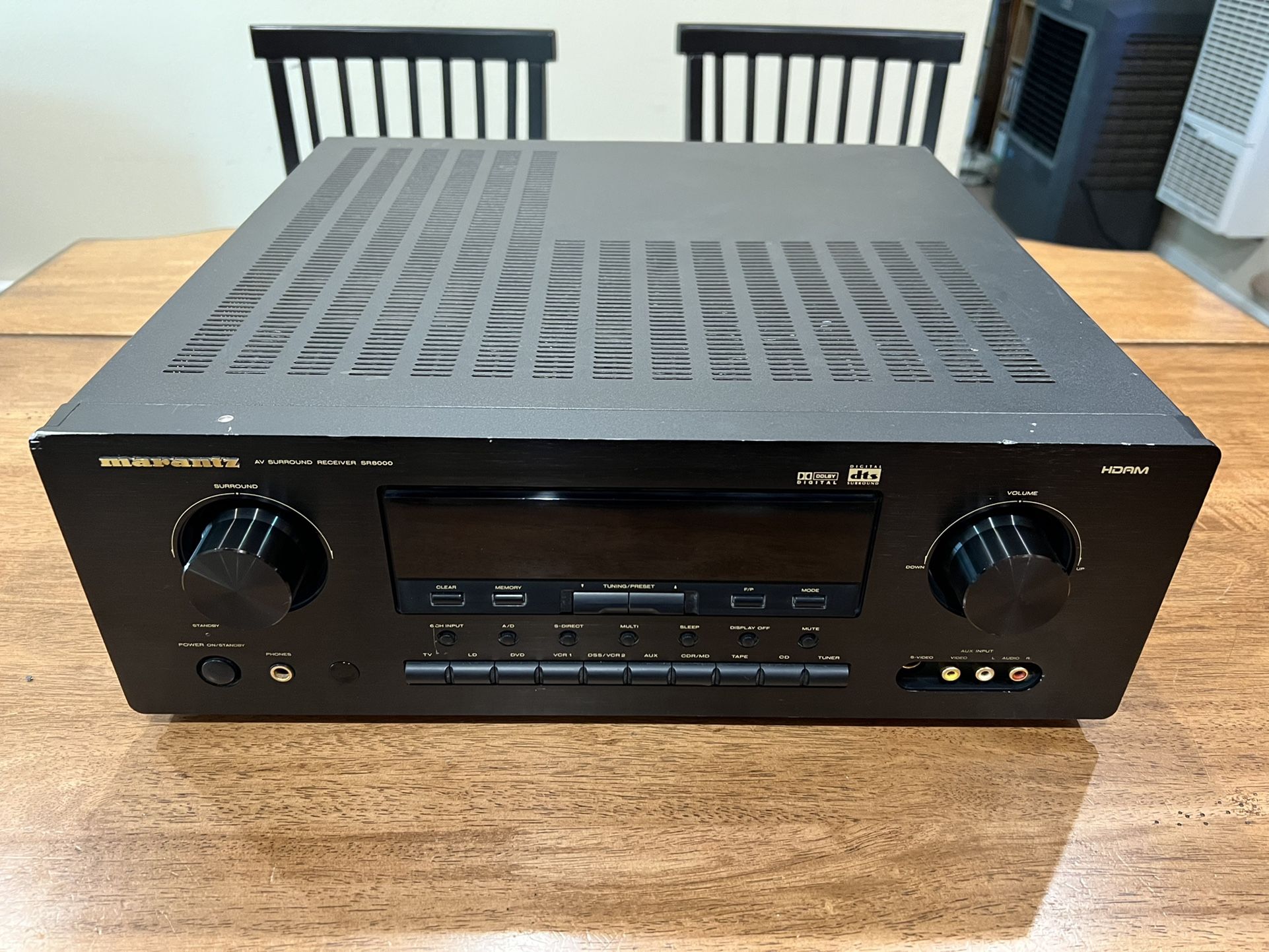 Marantz AV Surround Receiver SR8000 U1B 5.1 Surround Sound Receiver Tested Works