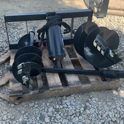 AUGER ATTACHMENT FOR SKID STEER R.E.N.T