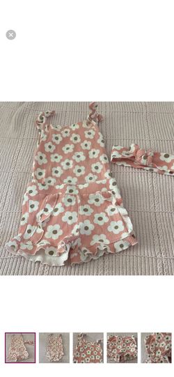 Rabbit + Bear Floral Baby Matching Set