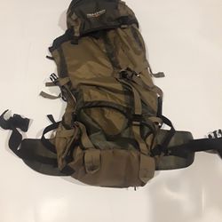 Field & Stream Tactical Hiking Backpack Brown/Green