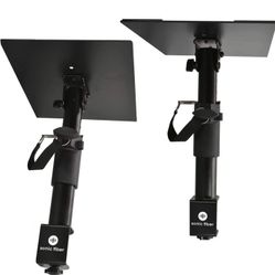 Desk Clamp Speaker Stand Pair, Adjustable Desktop Speaker Stand, Studio Monitor Speaker Stands
