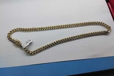 Cuban Link Chain - Yellow Gold 14k (.585) 31.7 grams 18 inch