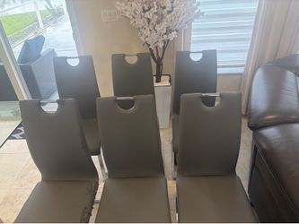Lather Dinning chair set of 6
