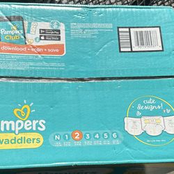 Pampers  Size 2 Diapers