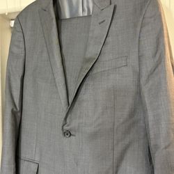 Alfani Men’s Grey Slim Fit 2 Piece Suit 40L