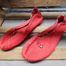 Size 8 Red Slip On Shoes