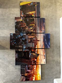 Canvas wall art - NYC skyline