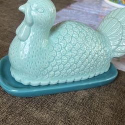 Turkey shape butter holder