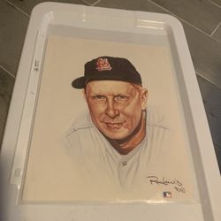 Baseball Legend art- Red Schoendienst