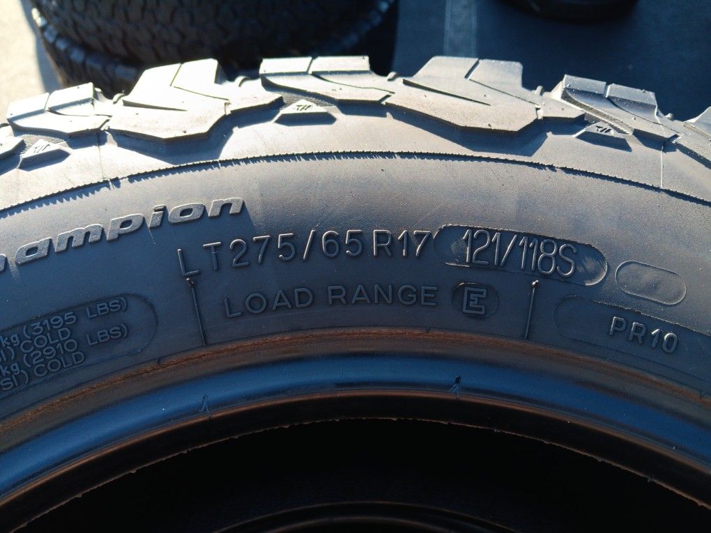 4 Llantas 275 65 R17 Bfgoodrich All Terrain 
