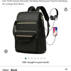 Laptop Backpack Convertible Travel Bag