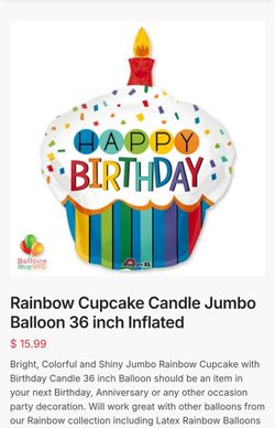 24 Jumbo Size HAPPY BIRTHDAY Ballon( Moving Out Sale)