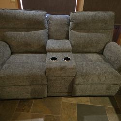 La-Z-Boy Reclining Loveseat With Console