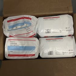 1 box adult underwear with 4 pack