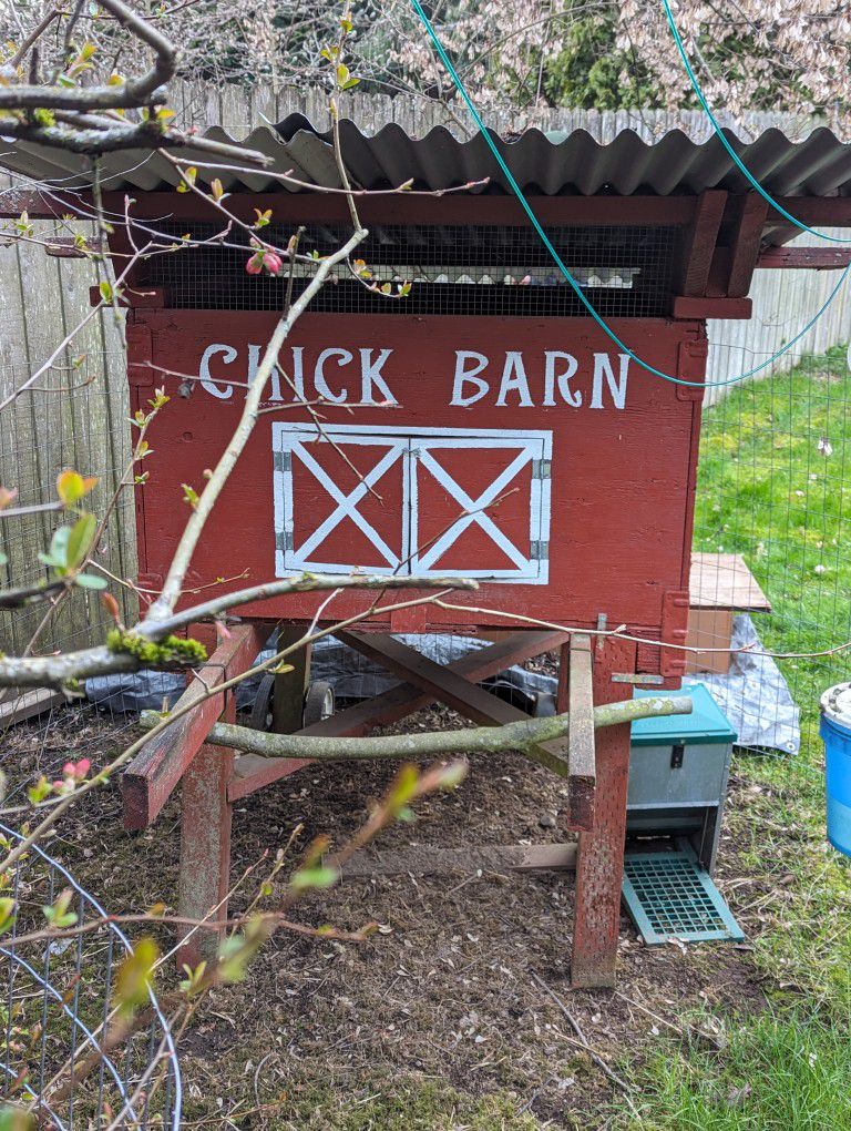 Home Made Chicken Tractor, Very Solid