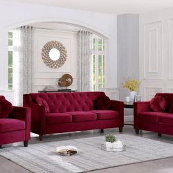 3PC Bonnet Living Room Set (2 Colors Available)