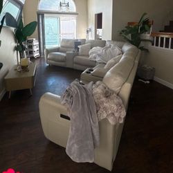 Leather Couches Sectional Recliner 