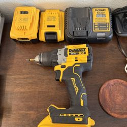 Dewalt Drill With 3 Batteries