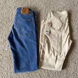 Men’s Levi’s Jeans Pants X 2 New Or Like New