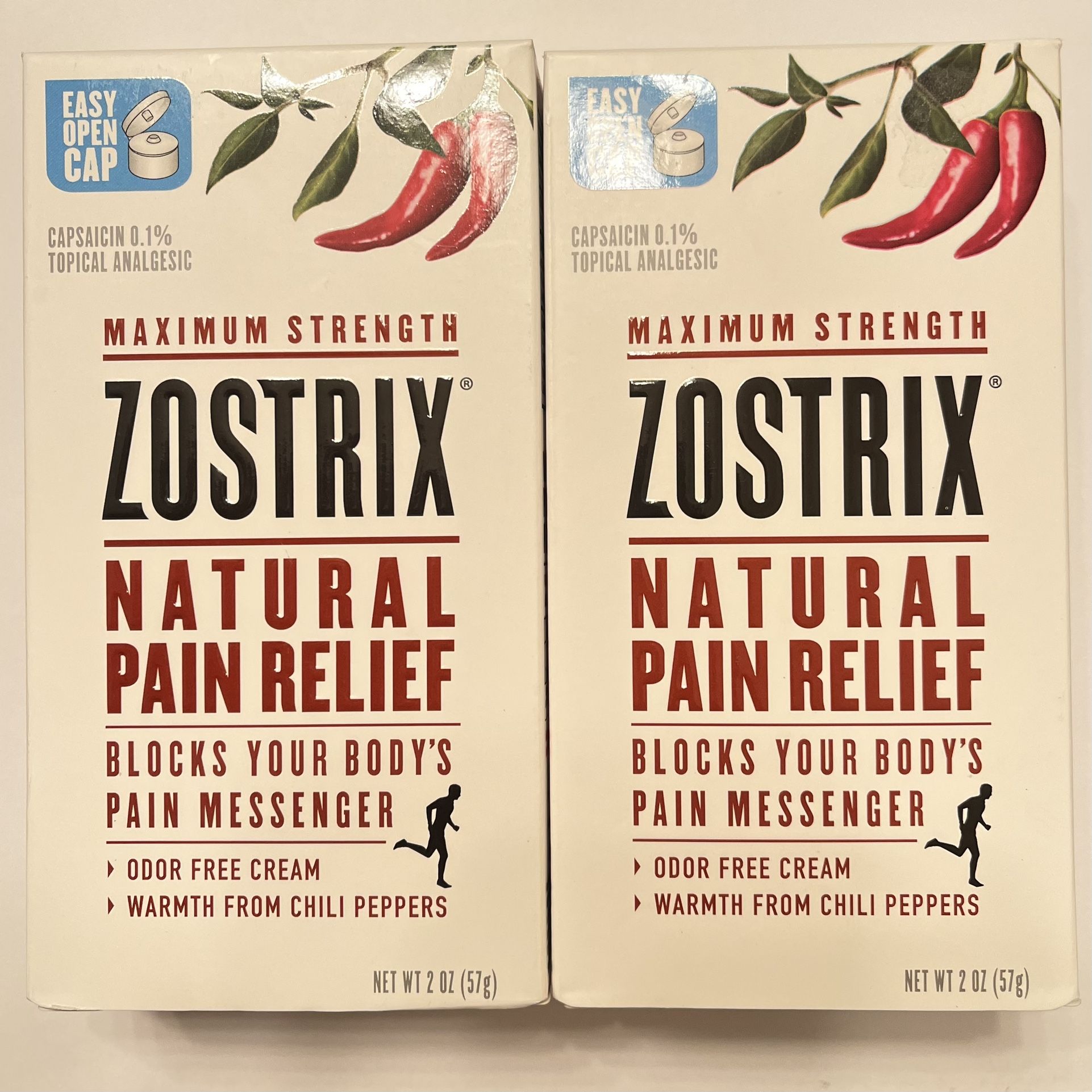 Zostrix Pain Relief Cream Maximum Strength 2Pack