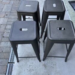 Metal Stools (4)