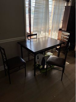 Dining table with 4 chairs